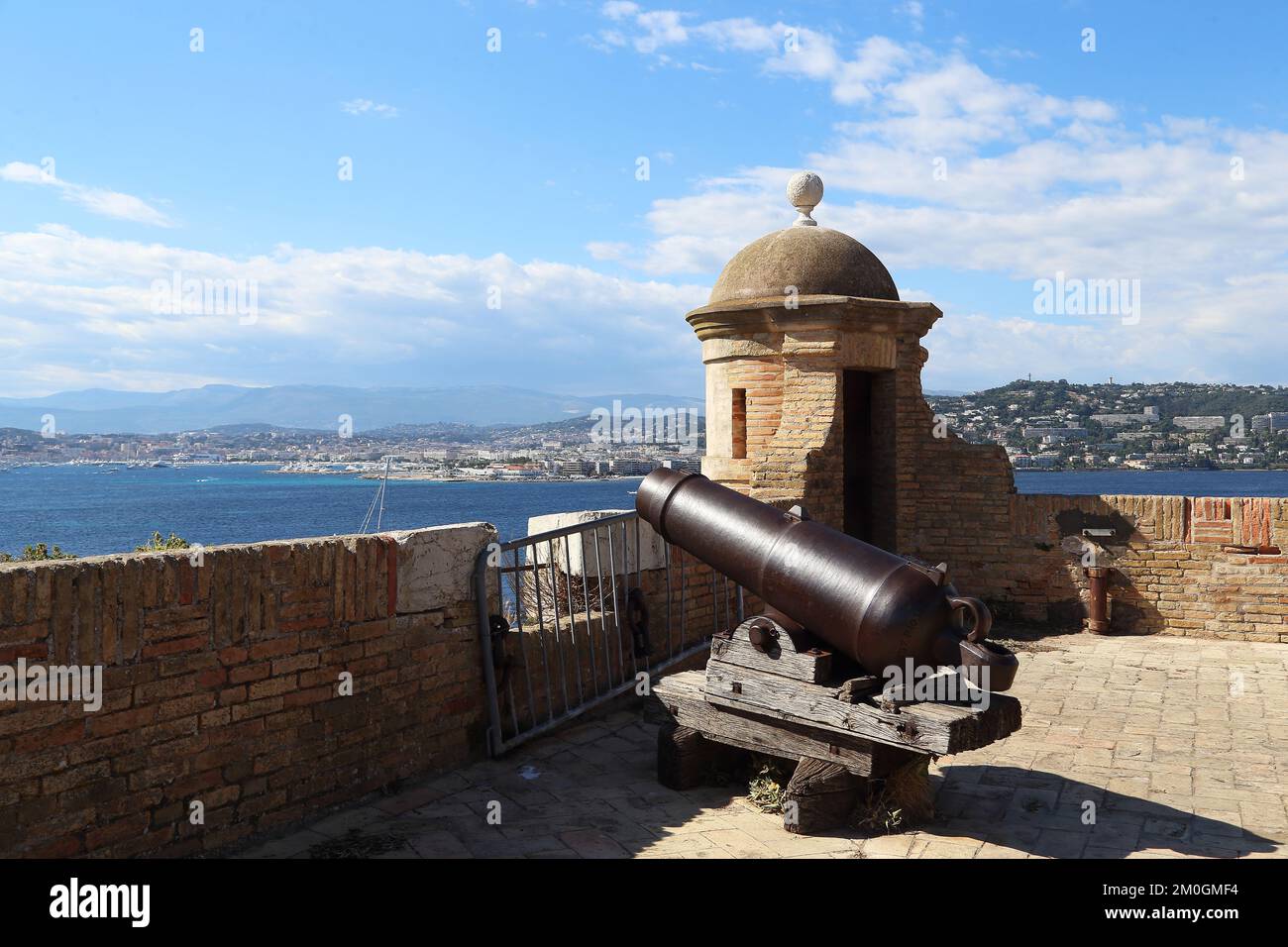 There's The Fort Royal on Saint Margaret Island ( The Lereens Islans, France). Stock Photo