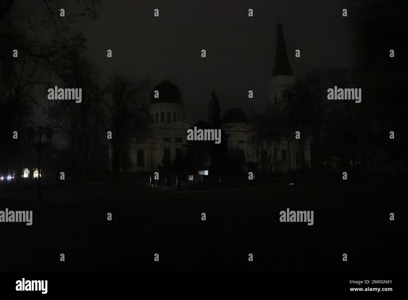 ODESA, UKRAINE DECEMBER 5, 2022 Transfiguration Cathedral is