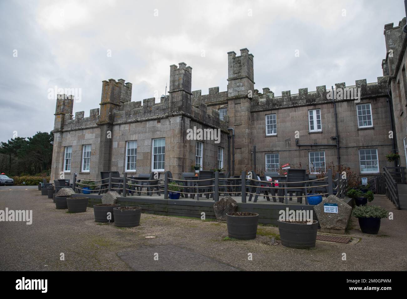 Tregenna Castle in St Ives, Cornwall Stock Photo - Alamy