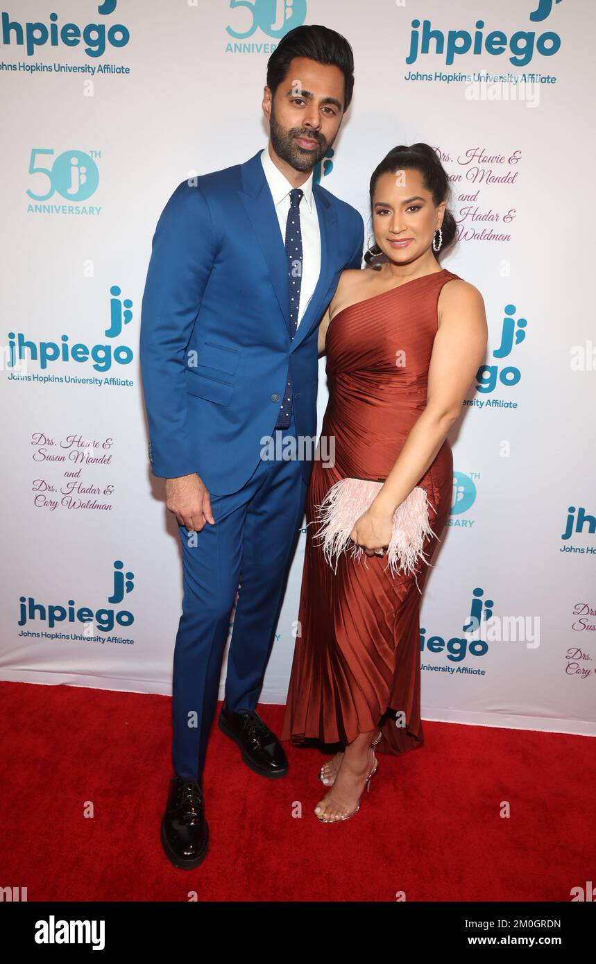 Beverly Hills, Ca. 5th Dec, 2022. Hasan Minhaj, Dr. Beena Patel Minhaj