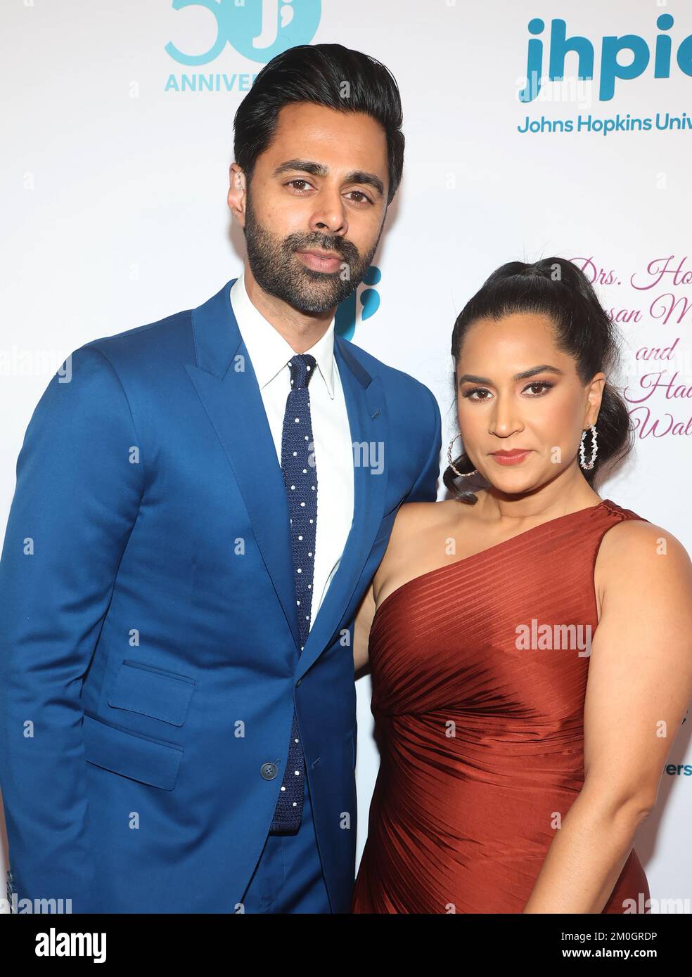 Beverly Hills, Ca. 5th Dec, 2022. Hasan Minhaj, Dr. Beena Patel Minhaj