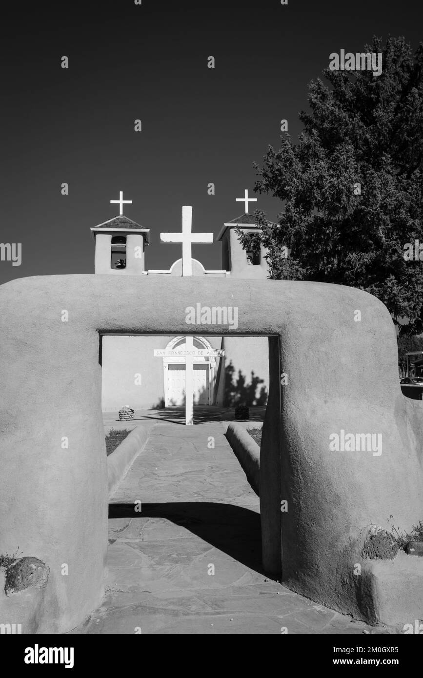 The San Francisco de Asis Church in Ranchos de Taos, New Mexico, USA