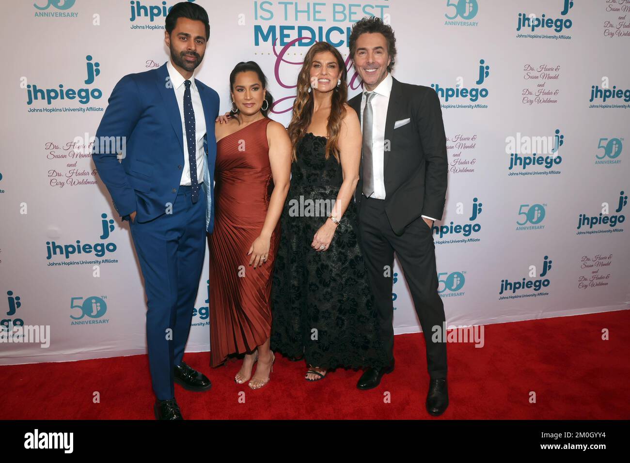 Beverly Hills, Ca. 5th Dec, 2022. Hasan Minhaj, Dr. Beena Patel Minhaj