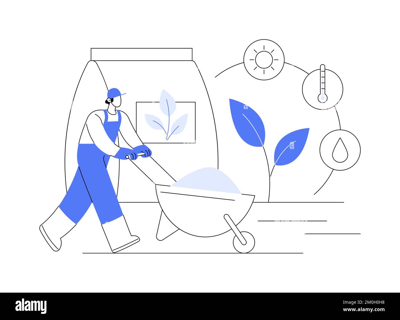 Soil fertility abstract concept vector illustration Stock Vector Image