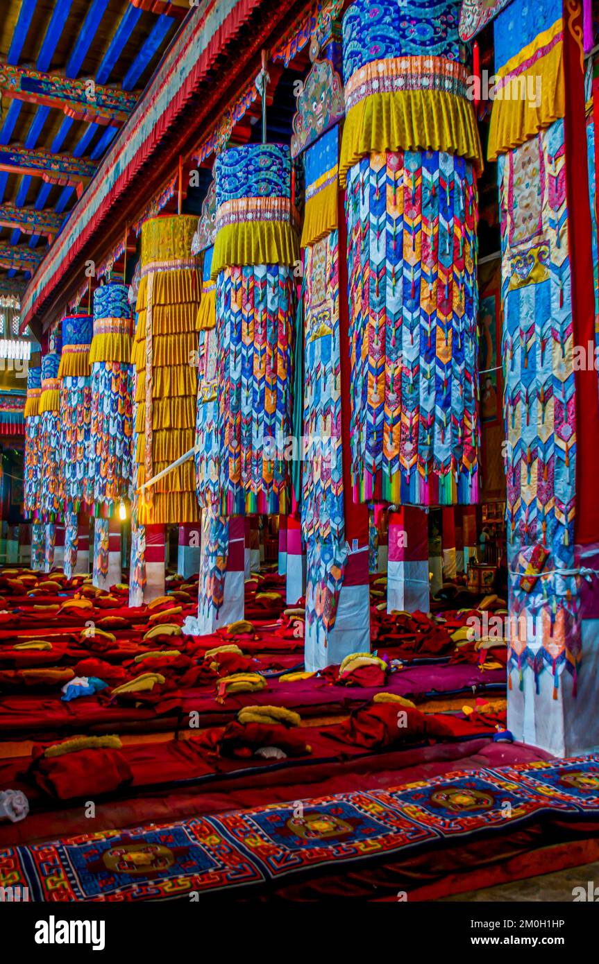 Inside the Drepung temple, Lhasa, Tibet, Asia Stock Photo - Alamy