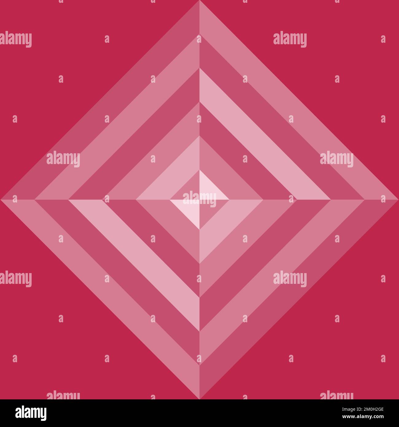 Color concept Viva Magenta 181750 color of the year 2023 Stock Vector