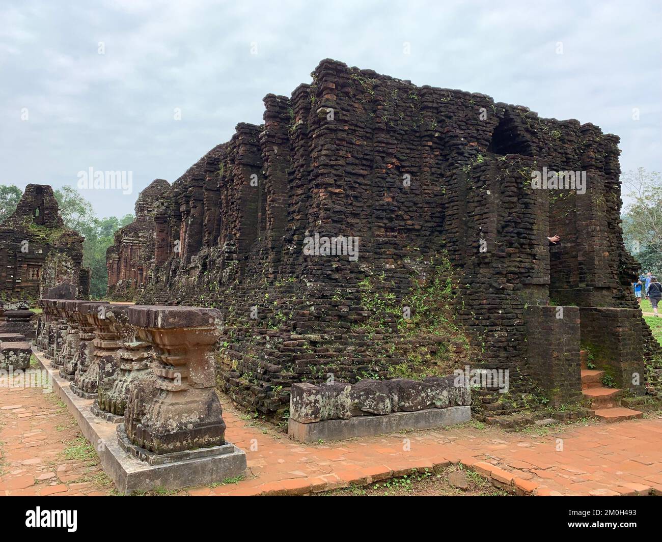 The My Son sanctuary with precinct view world cultural heritage Stock Photo