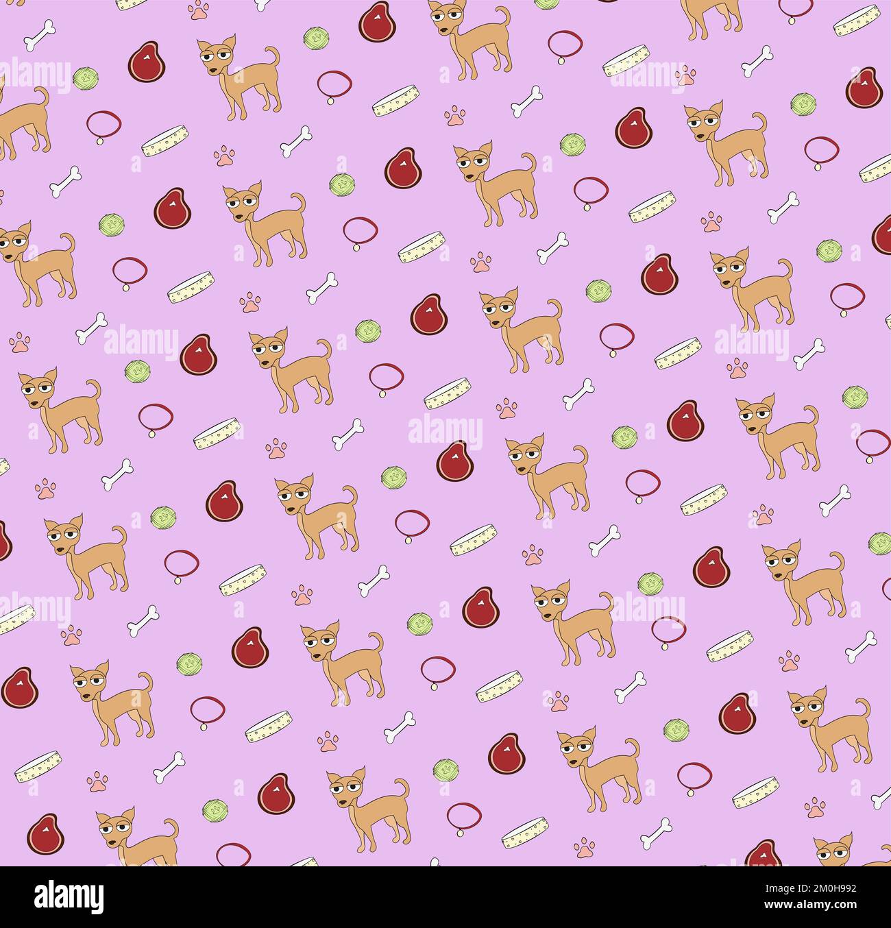 Pattern chihuahua breed dog Stock Photo - Alamy