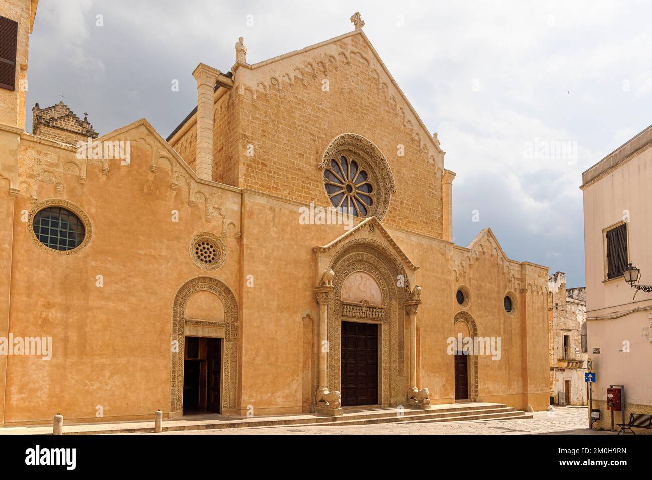 Italy, Apulia, Galatina, Basilica di Santa Caterina d'Alessandria Stock Photo