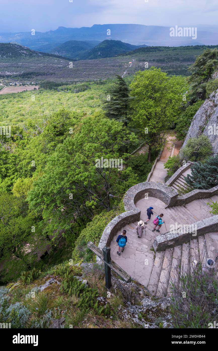 France, Var, Provence Verte, Massif of La Sainte Baume, Plan d'Aups