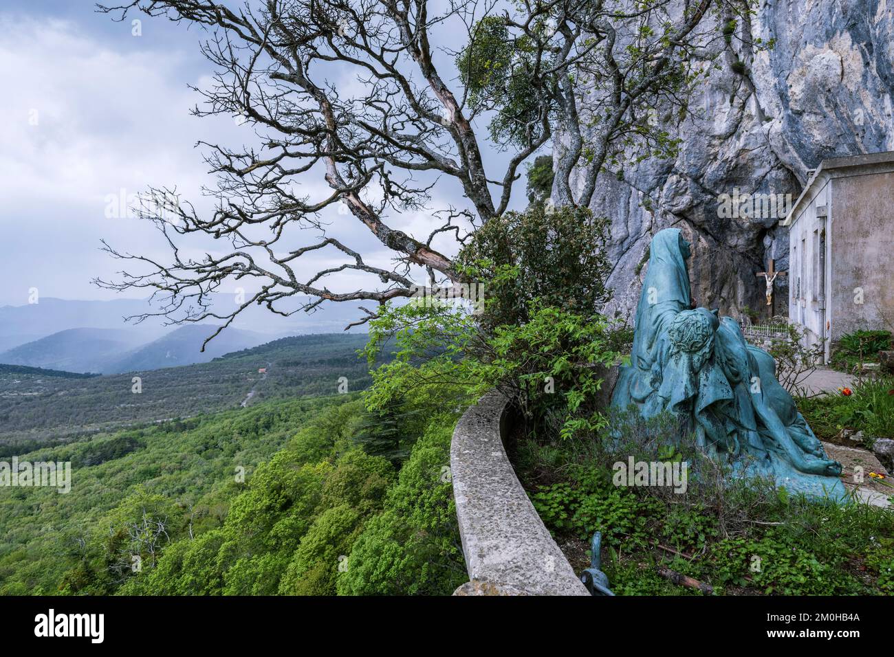 France, Var, Provence Verte, Massif of La Sainte Baume, Plan d'Aups