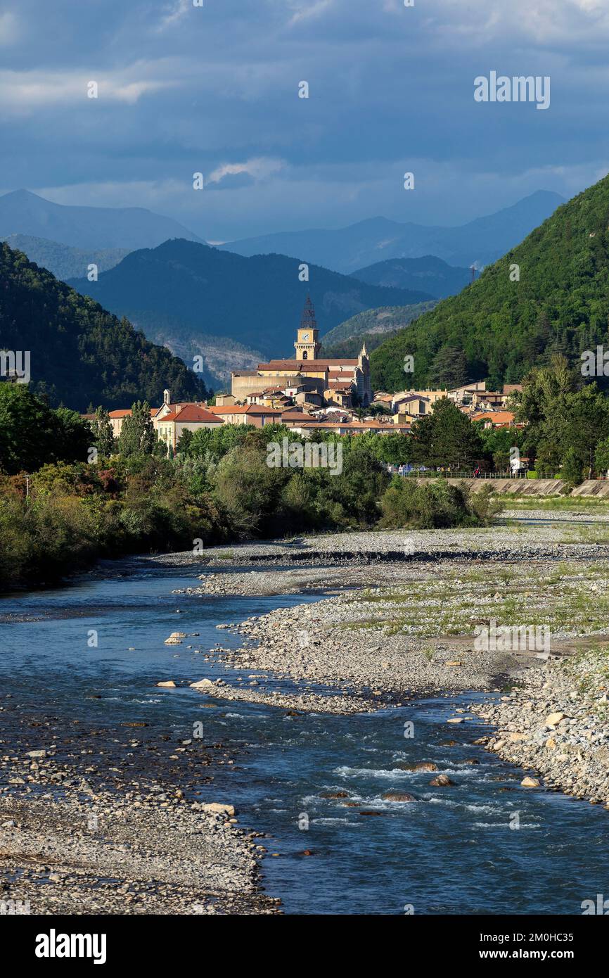France, Alpes de Haute Provence, Digne les Bains, general view of the