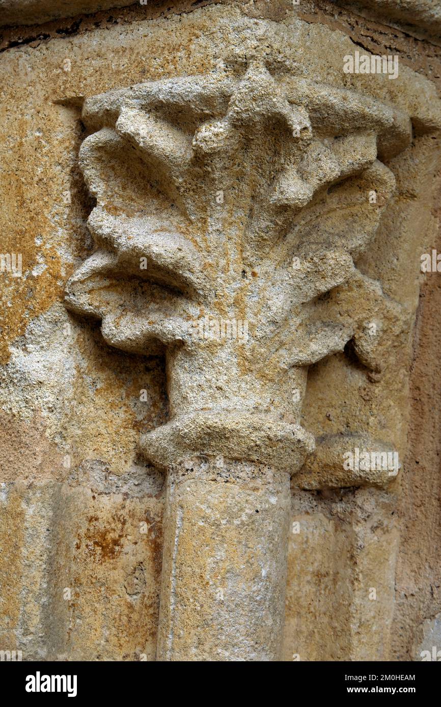 France, Yonne, Moutiers en Puisaye, Saint Pierre church, narthex dated