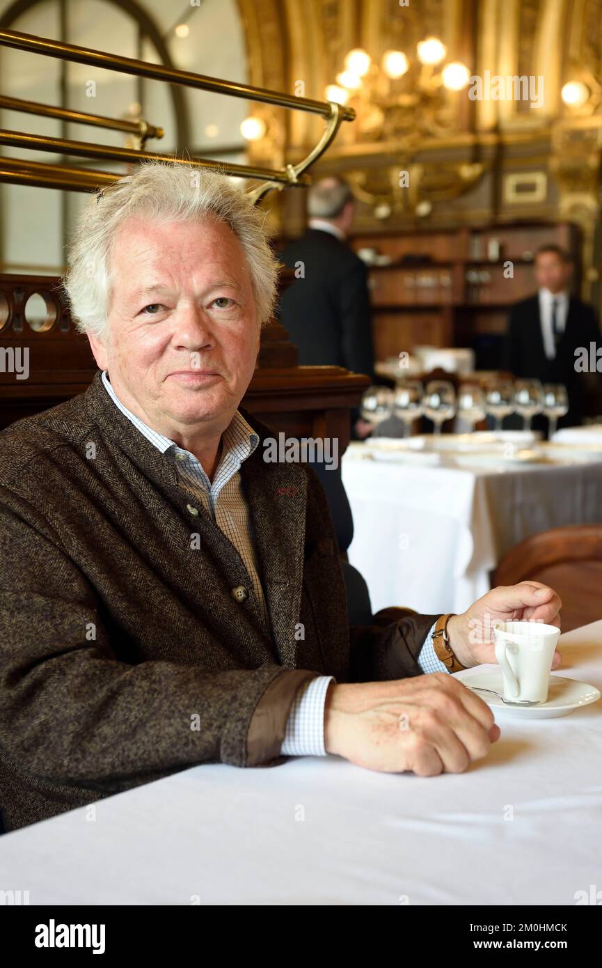 France, Paris, gare de Lyon (train station), restaurant Le Train bleu, Gilles Pudlowski Stock Photo