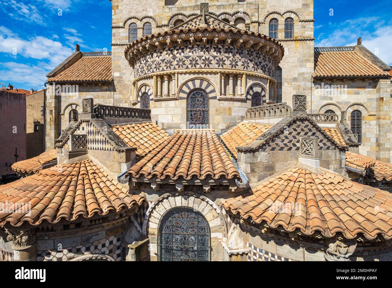 France, PuydeDome, ClermontFerrand, 12th century NotreDameduPort