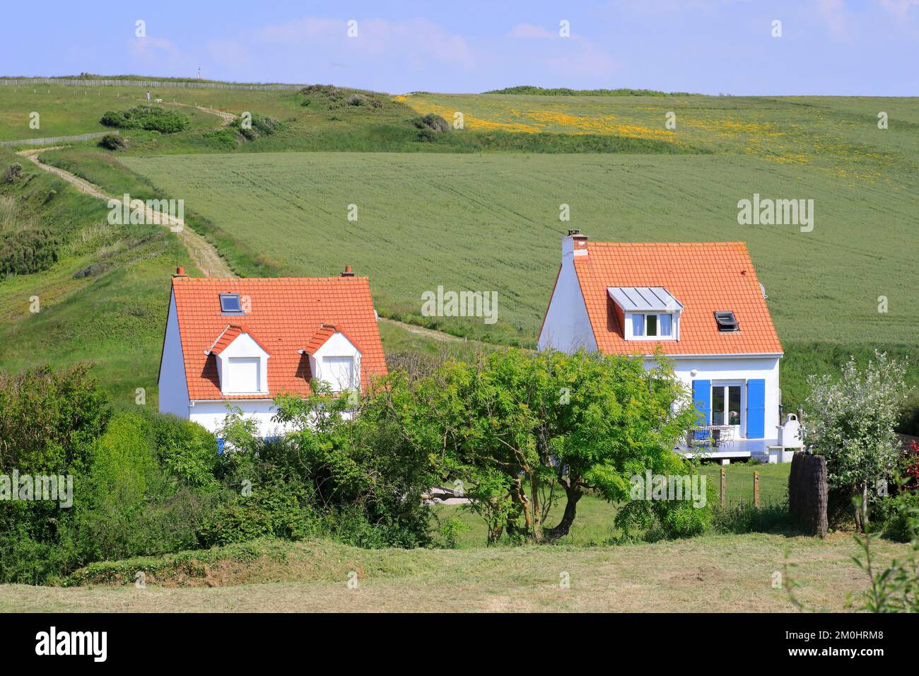 France, Pas de Calais, Cote d'Opale (Opal Coast), Grand Site of Two