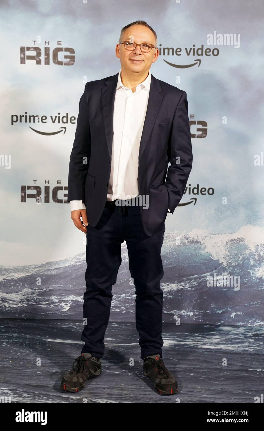 Derek Wax arrives at The Rig world premiere at Everyman Edinburgh. Picture date: Tuesday December 6, 2022. Stock Photo
