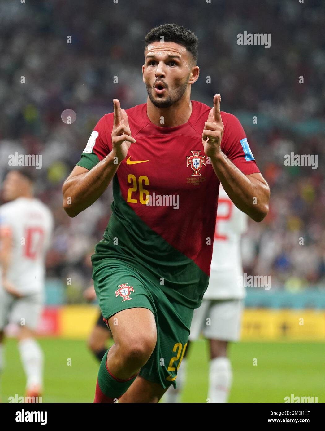 Portugal s Goncalo Ramos Celebrates Scoring Their Side s First Goal Of portugal-s-goncalo-ramos-celebrates-scoring-their-side-s-first-goal-of