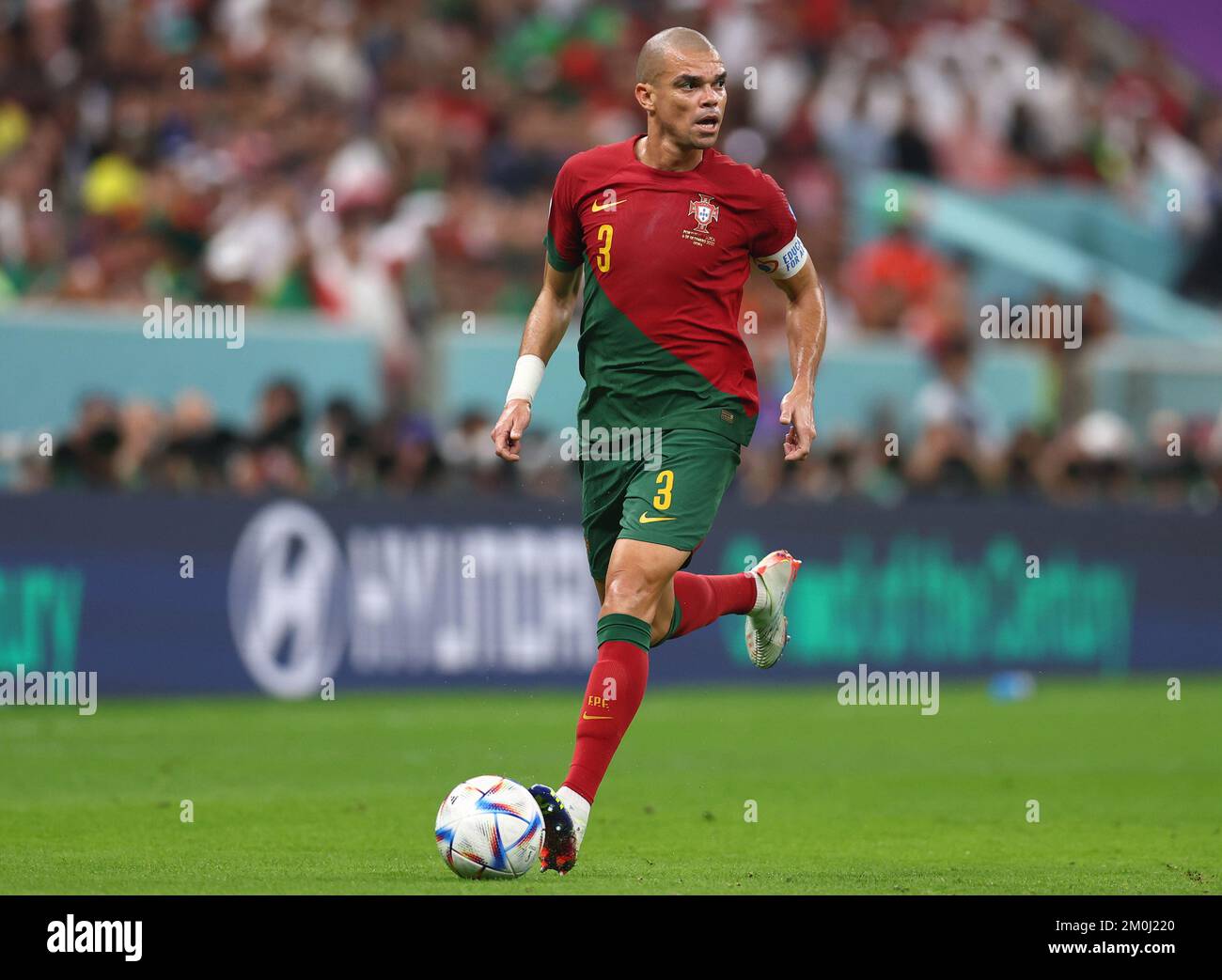 Doha, Qatar, 6th December 2022. Pepe of Portugal  during the FIFA World Cup 2022 match at Lusail Stadium, Doha. Picture credit should read: David Klein / Sportimage Stock Photo