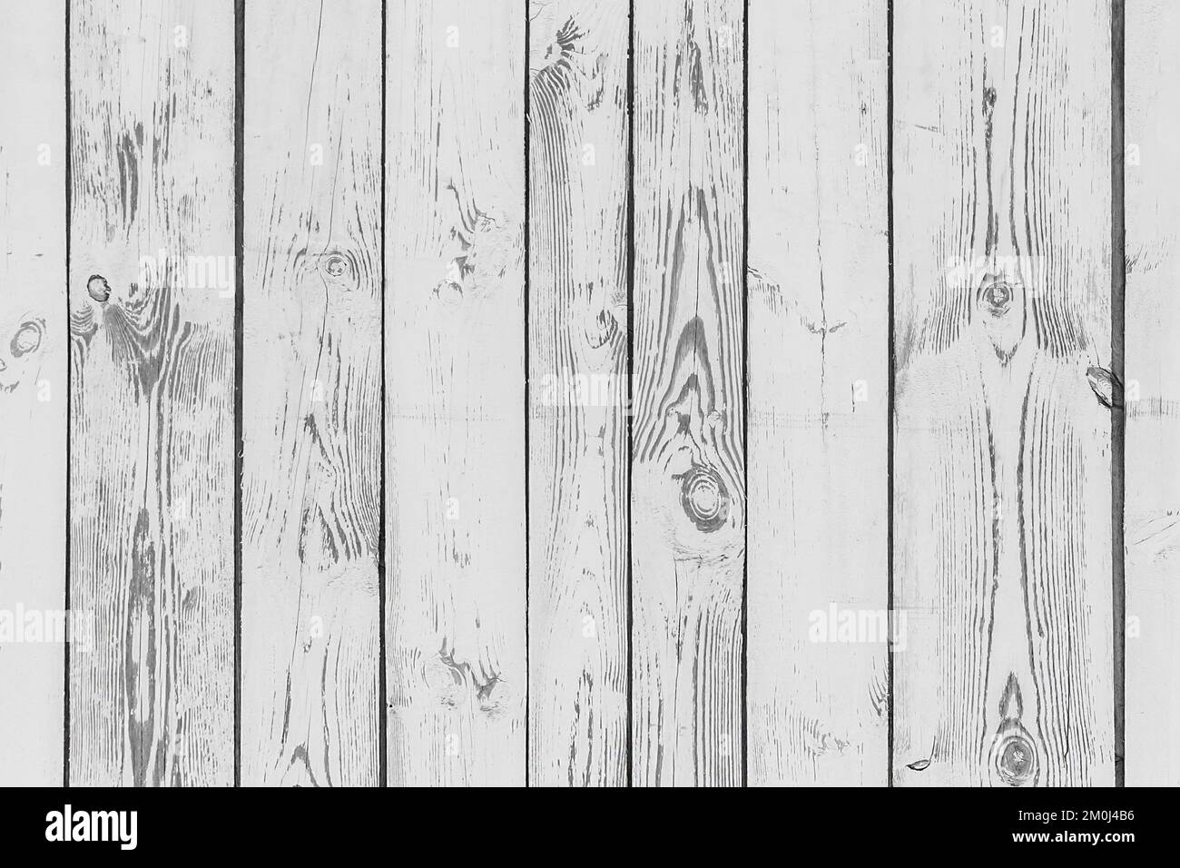 White vertical wood texture with natural pattern, fence boards ...