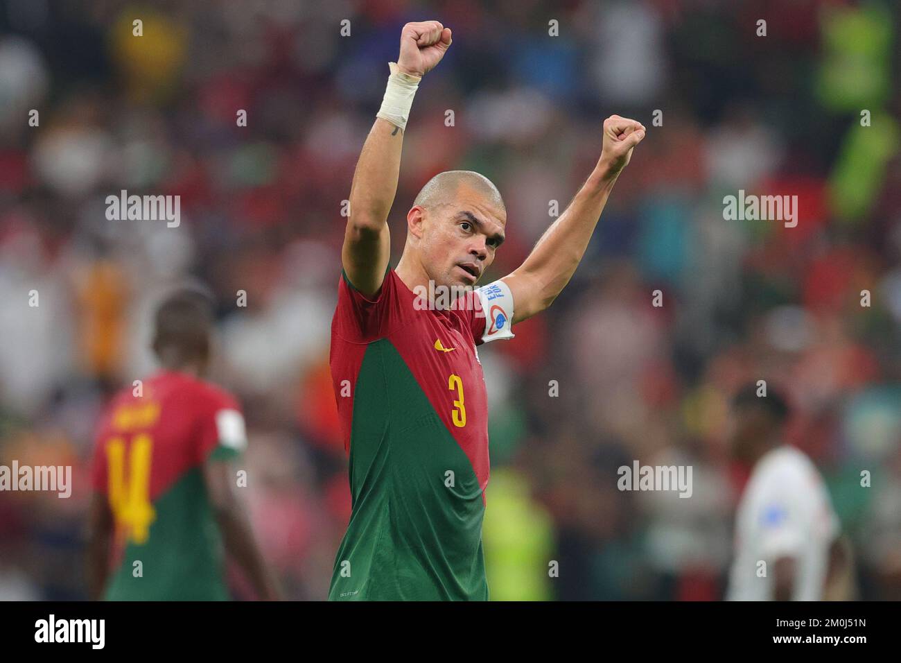 Lusail, Qatar. 06th Dec, 2022. Kepler Pepe of Portugal scores from a ...