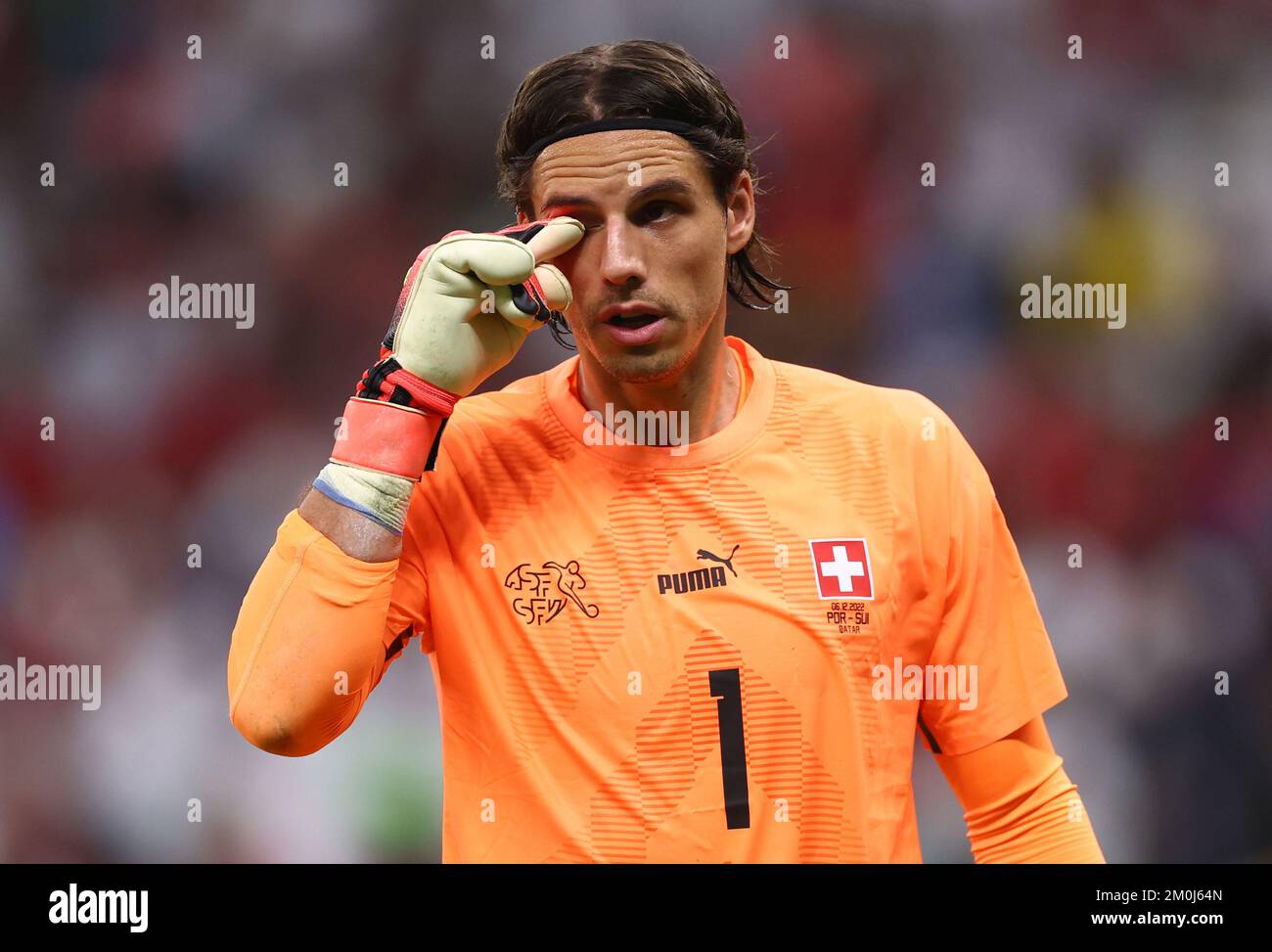 Doha, Qatar, 6th December 2022. Yann Sommer of Switzerland  during the FIFA World Cup 2022 match at Lusail Stadium, Doha. Picture credit should read: David Klein / Sportimage Stock Photo