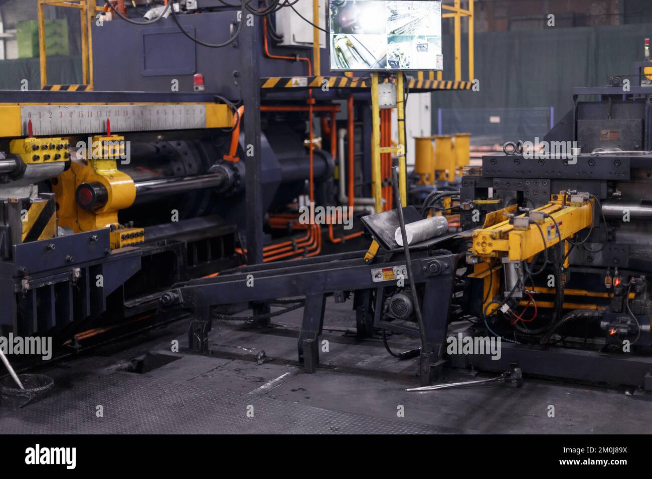 The interior is modern equipment at the factory, experimental equipment