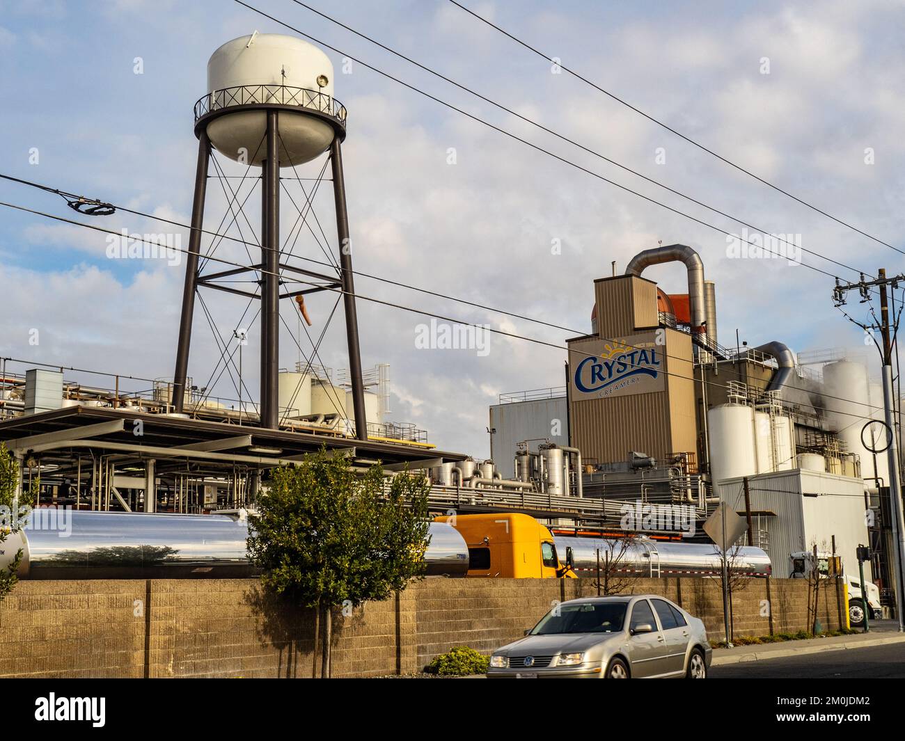 The Crystal Creamery in Modesto California owned by Foster Farms Stock