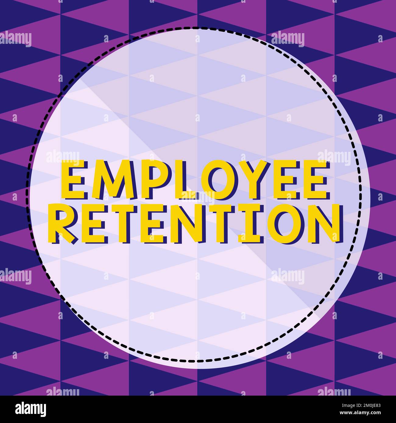 Hand writing sign Employee Retention. Concept meaning internal