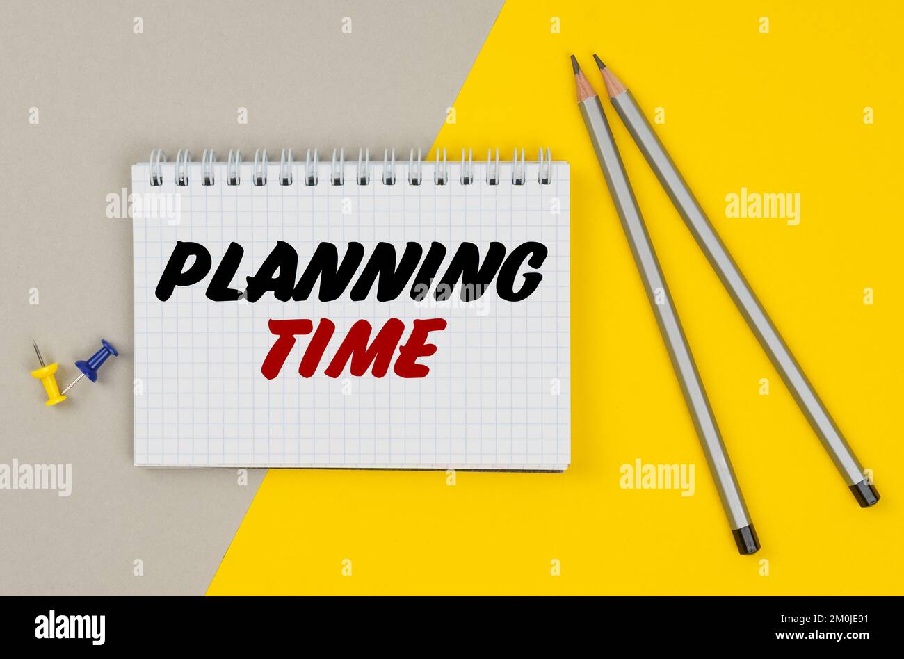 Business and finance. On a yellow-gray background are pencils, buttons ...