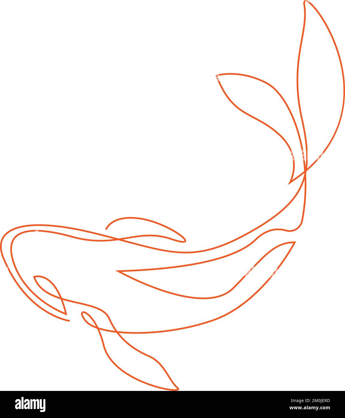 Goldfish icon logo design illustration Stock Vector