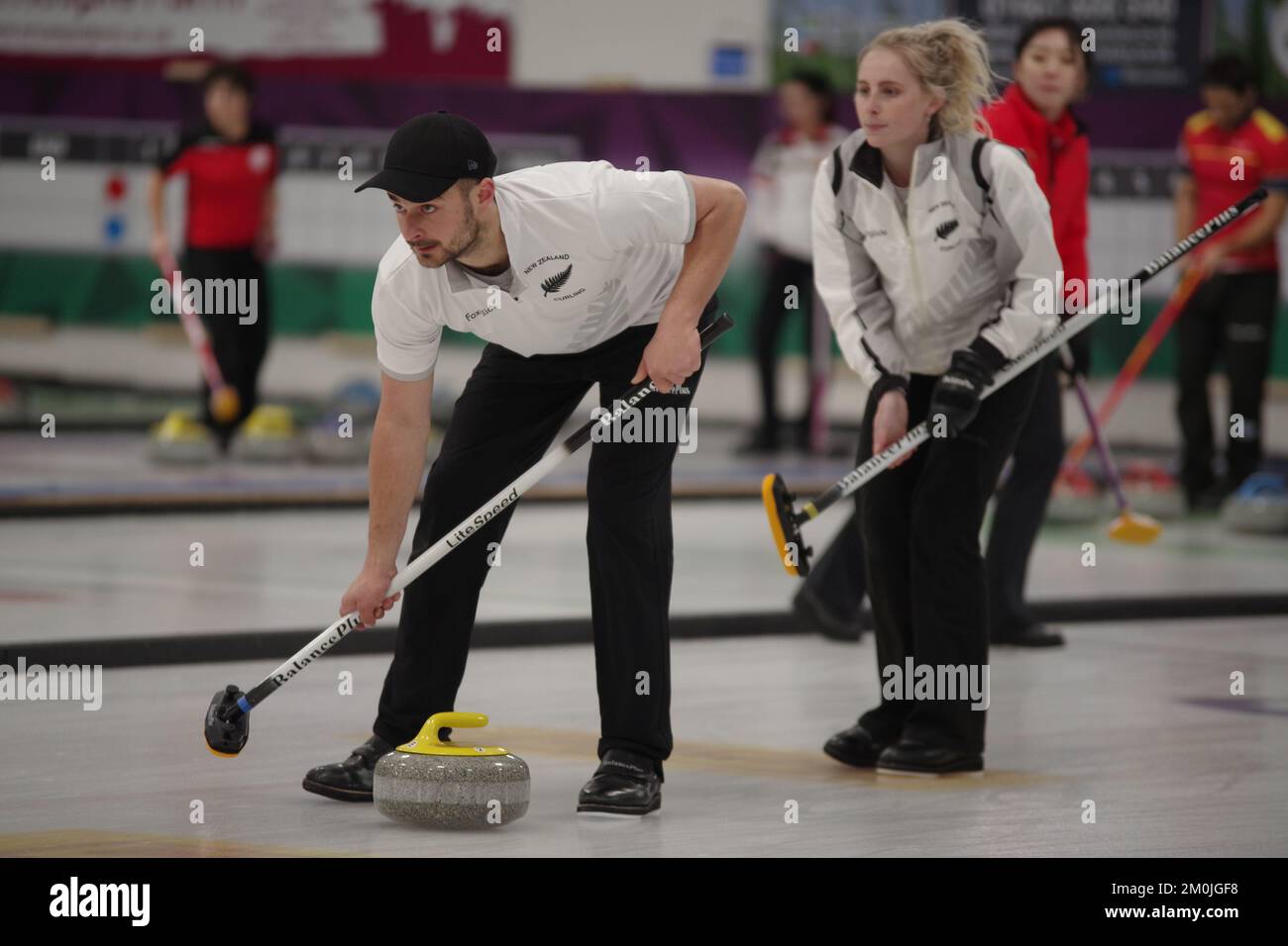 Dumfries, Scotland, 6 December 2022. Anton Hood and Courtney Smith