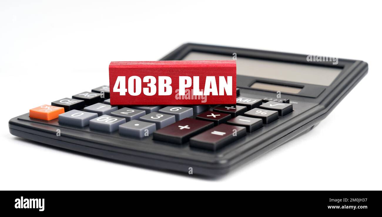 Business and finance concept. On a white background lies a calculator ...