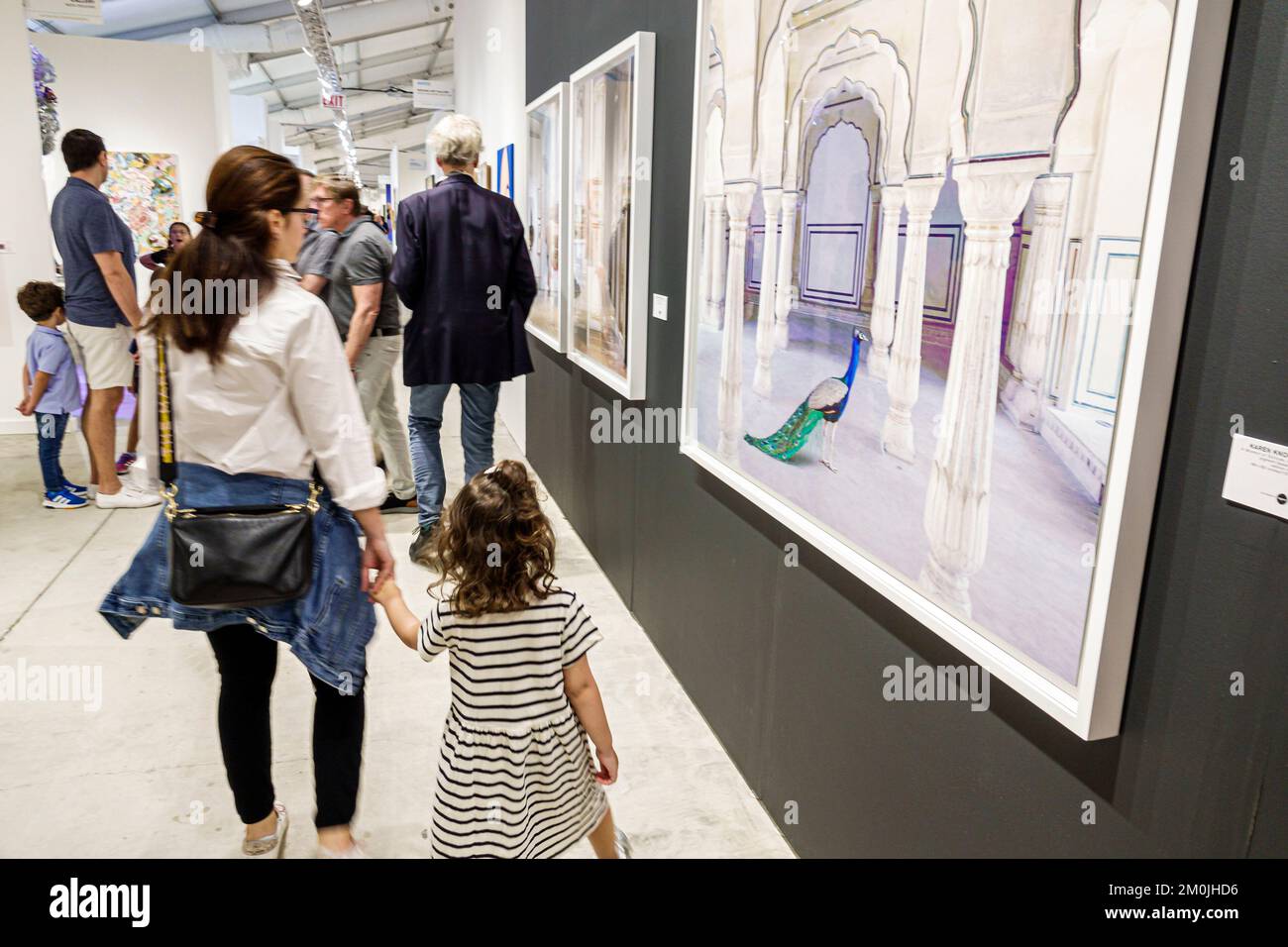Miami Florida,Art Basel Art Miami Context show event inside interior