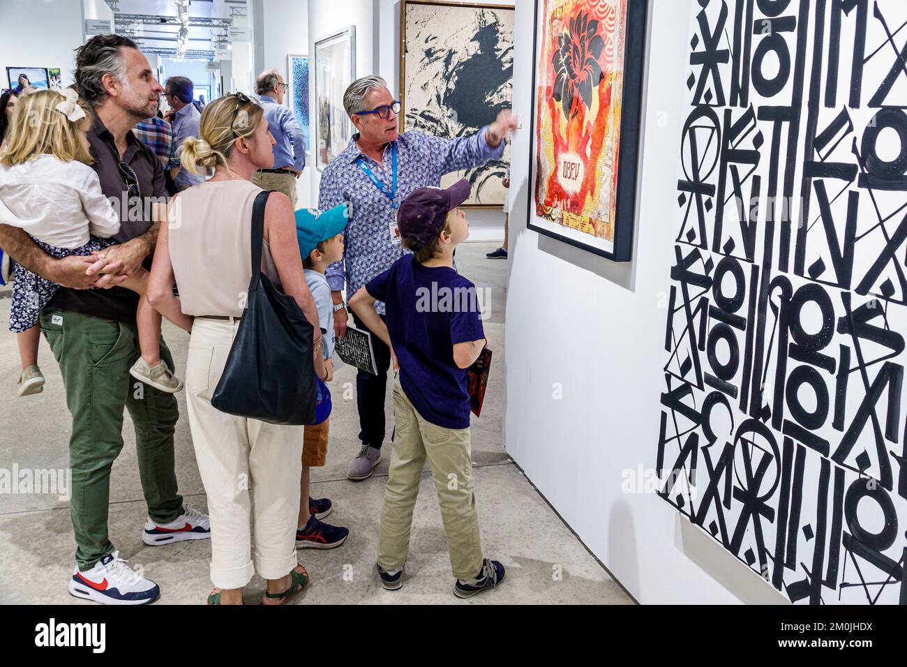 Miami Florida,Art Basel Art Miami Context show event inside interior