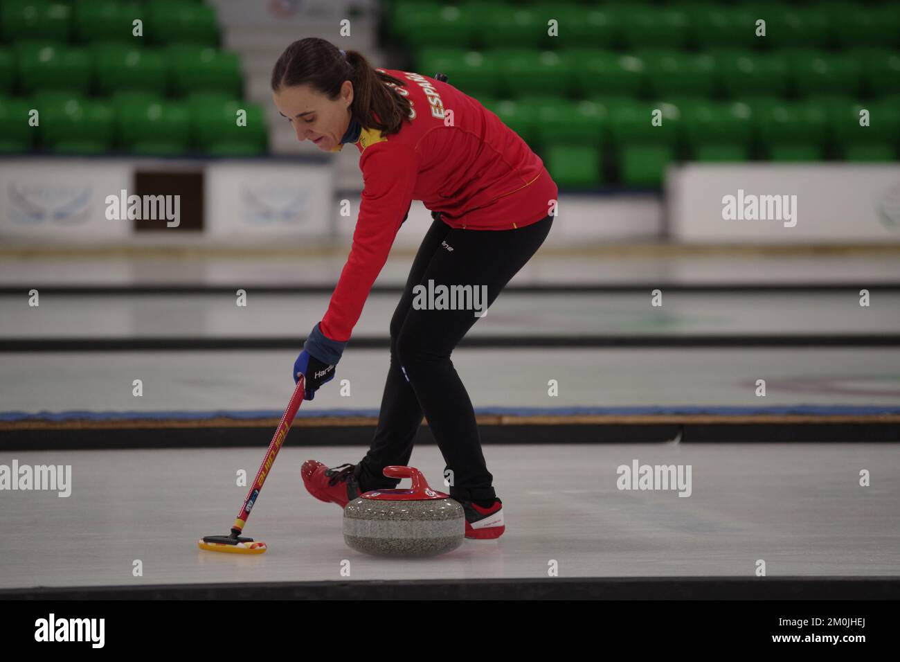 Dumfries, Scotland, 6 December 2022. Oihane Otaegi playing for Spain in