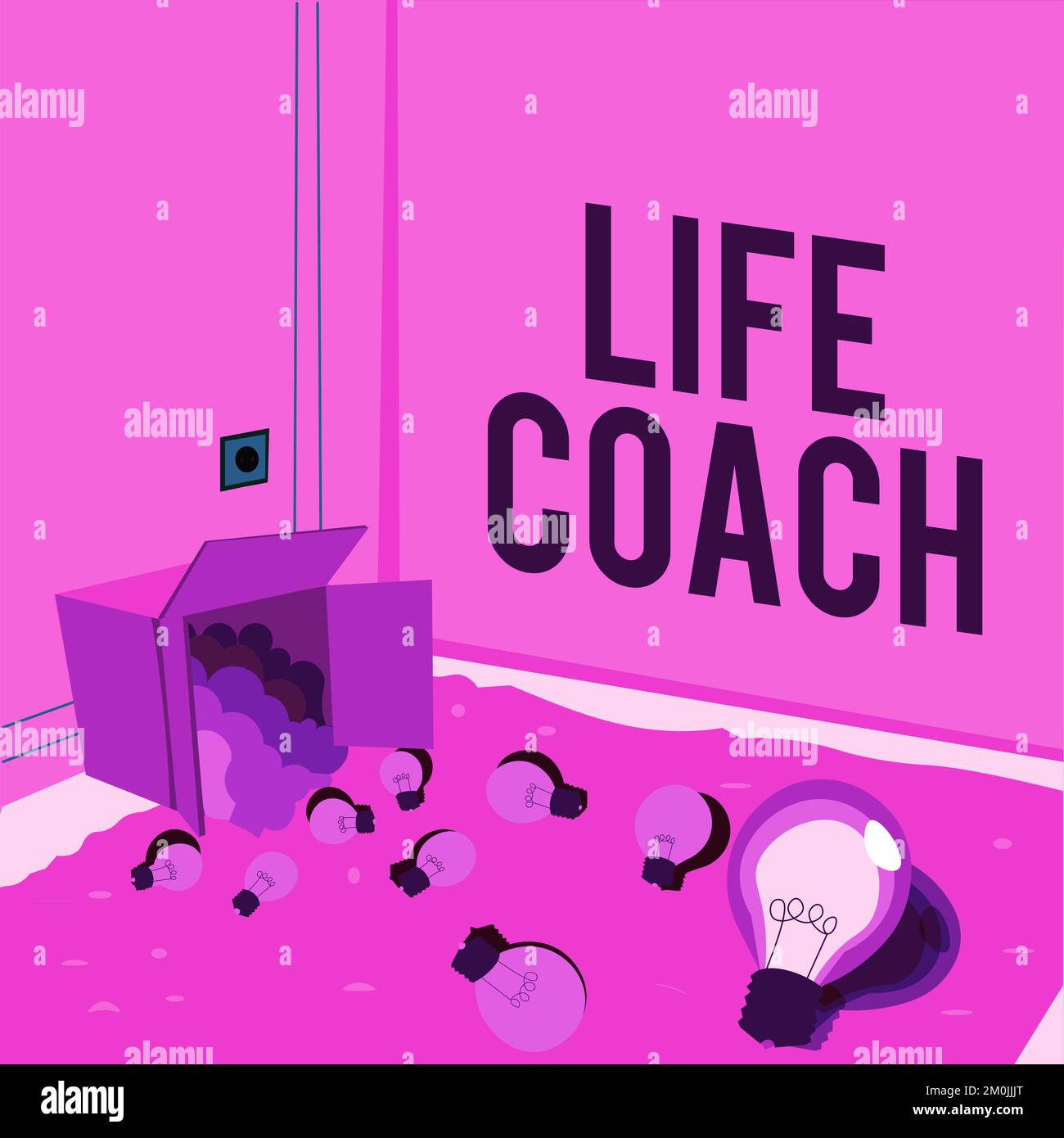 Sign displaying Life Coach. Business showcase A person who advices ...