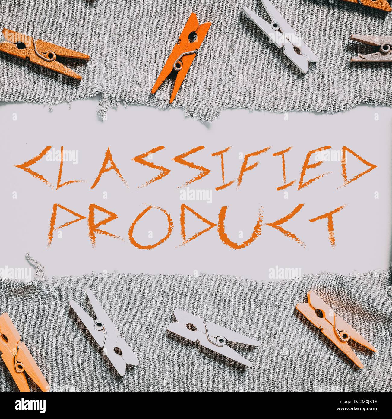 Sign displaying Classified Product. Internet Concept Sensitive Data Top ...