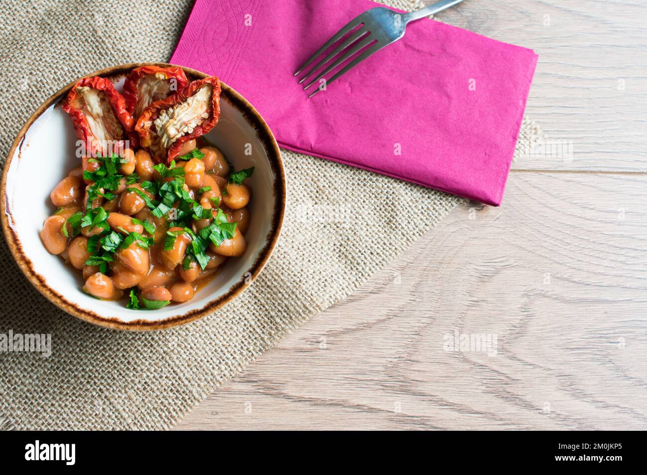 Red kidney beans, delicious red beans with tomato sauce Stock Photo Alamy