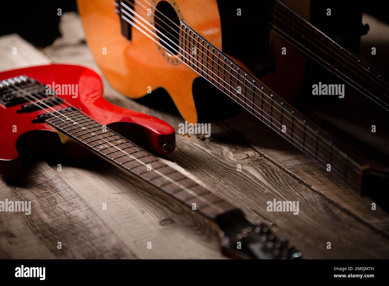 guitar maintenance and overhauled guitars Stock Photo Alamy