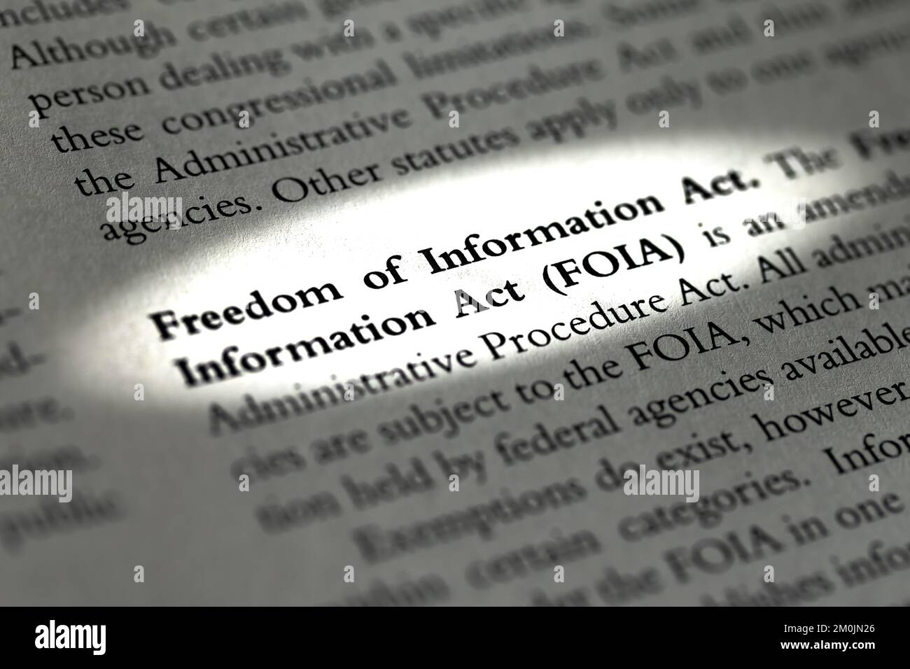 Freedom information act hi-res stock photography and images - Alamy