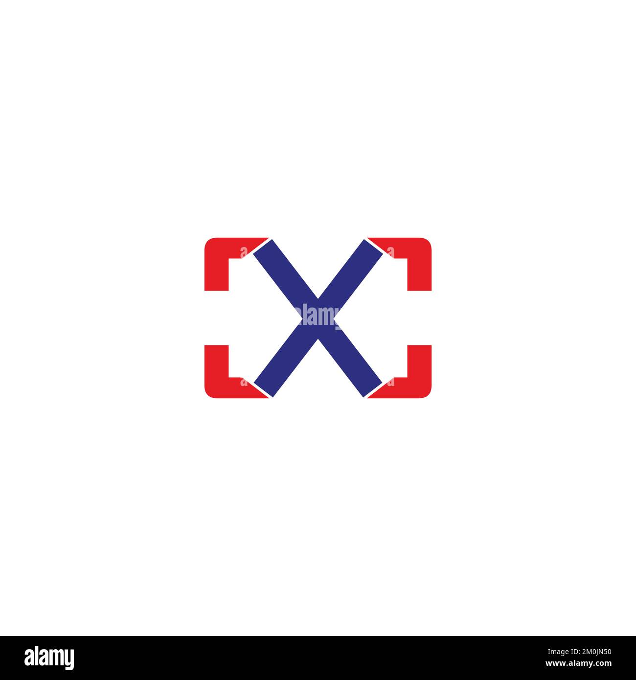 letter xc geometric dimensional logo vector Stock Vector Image & Art ...