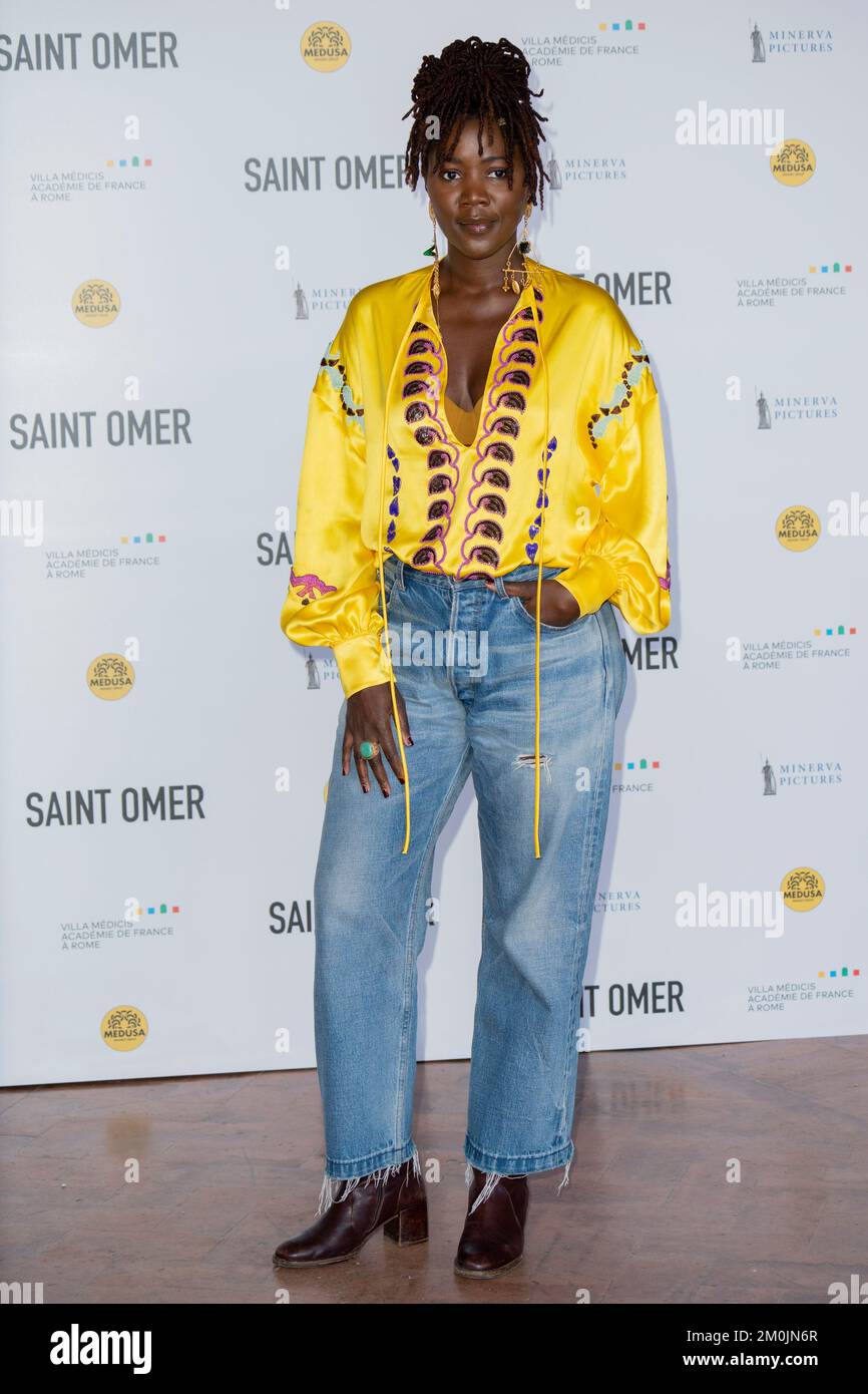The French director, Alice Diop attends the ‘Saint Omer’ photocall in