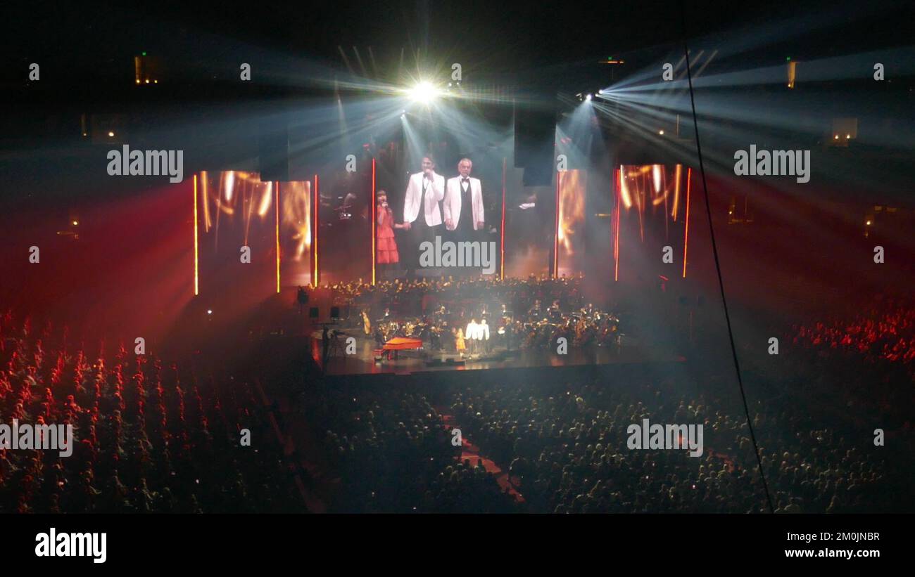Anaheim, California, USA 4th December 2022 Opera Singer Andrea Bocelli ...