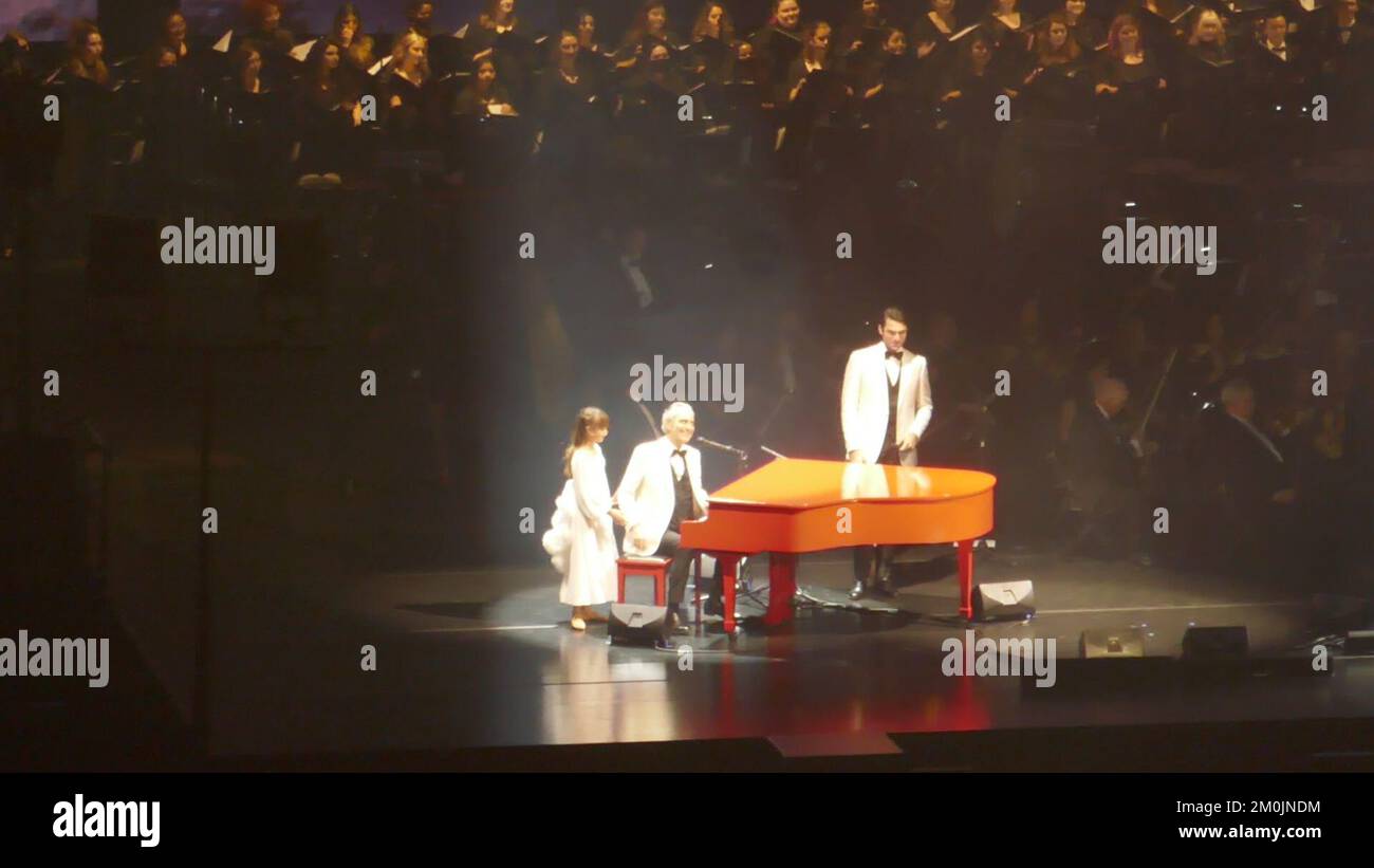 Anaheim, California, USA 4th December 2022 Opera Singer Andrea Bocelli ...