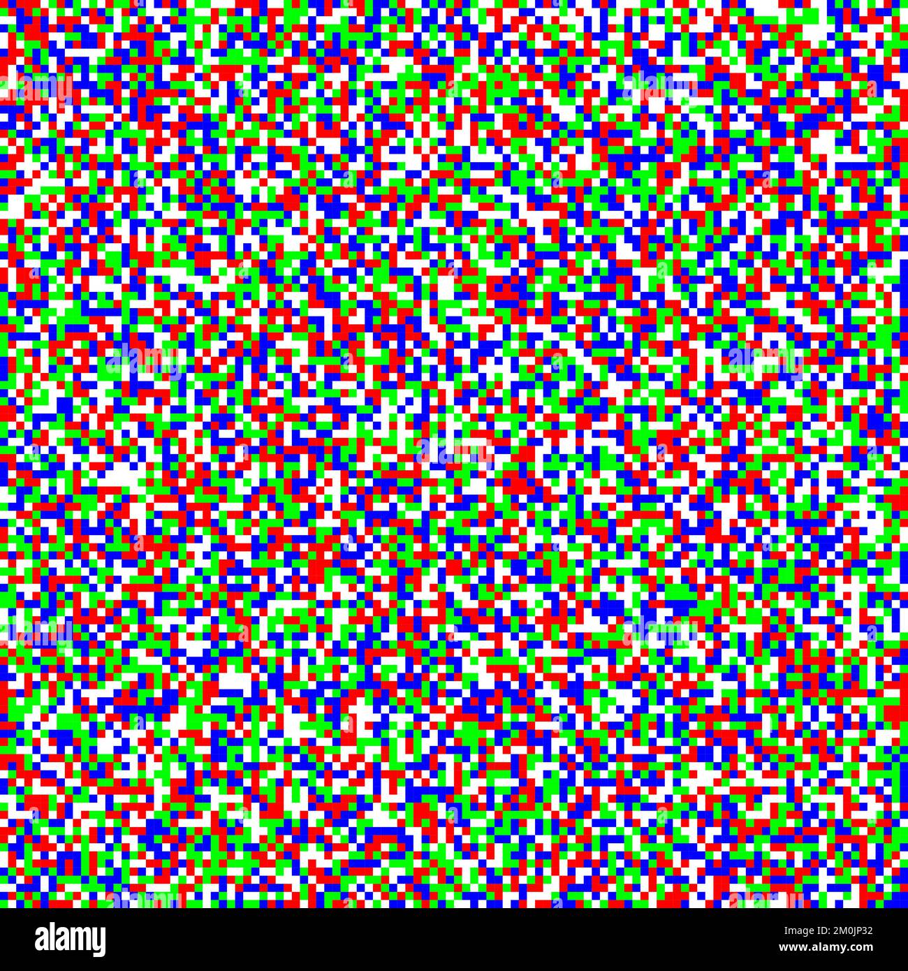 Seamless pixelated tv noise texture. Television signal noise grain. Screen interferences and glitches. Grunge vector  Stock Vector