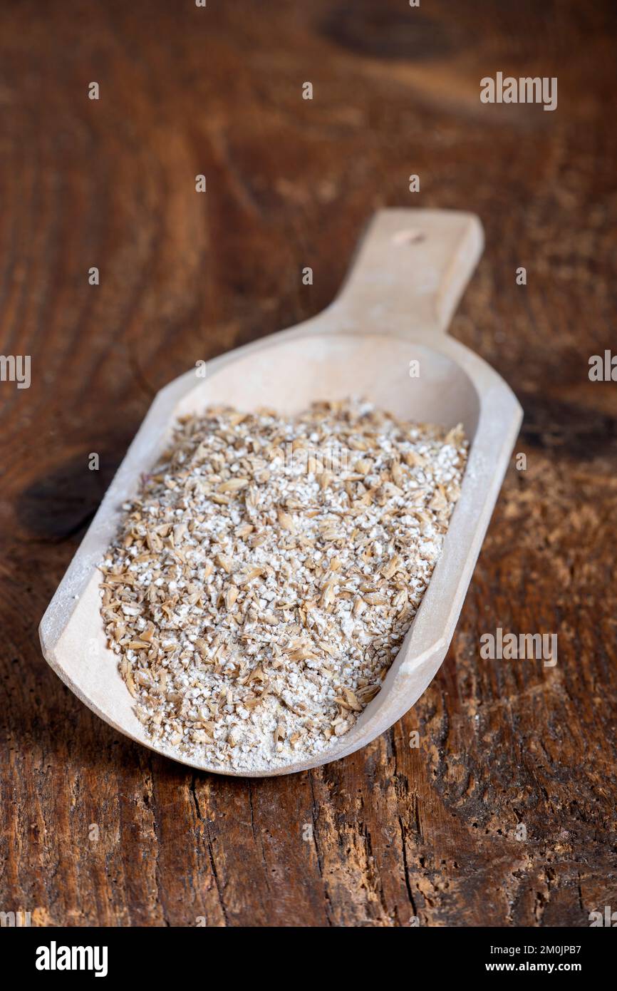 barley malt used for brewing beer Stock Photo Alamy