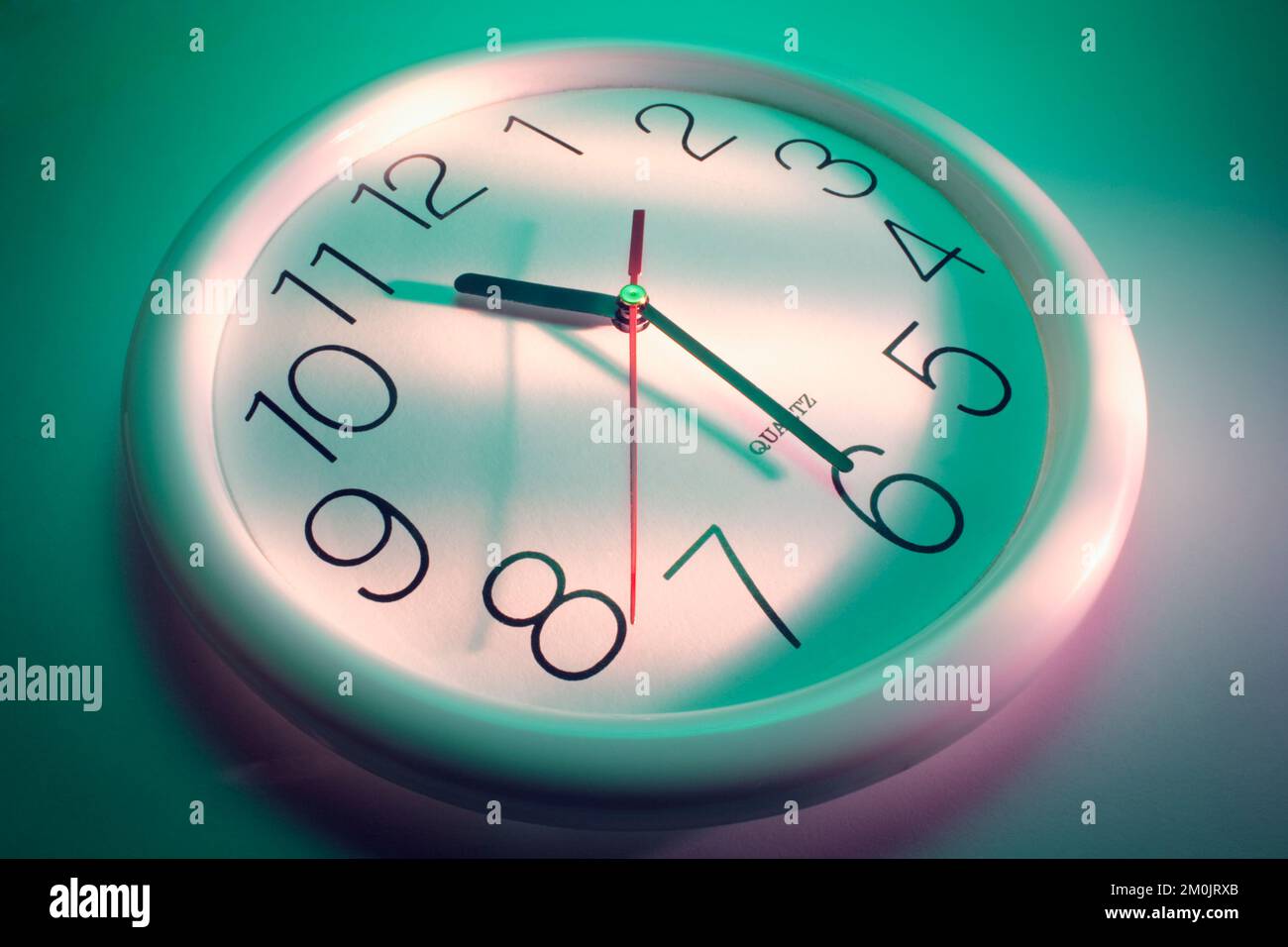 Blue numbers on clock hi-res stock photography and images - Alamy