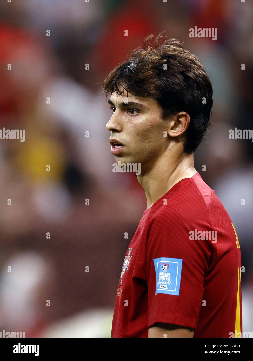 AL DAAYEN - Joao Felix of Portugal during the FIFA World Cup Qatar 2022 round of 16 match between Portugal and Switzerland at Lusail Stadium on December 6, 2022 in Al Daayen, Qatar. AP | Dutch Height | MAURICE OF STONE Stock Photo