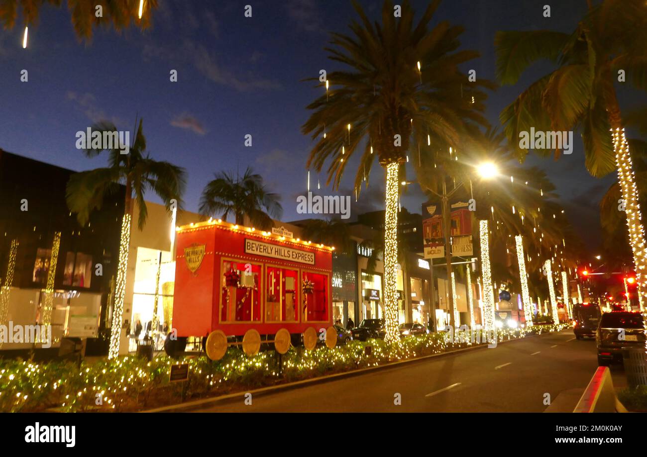 Rodeo Drive At Christmas